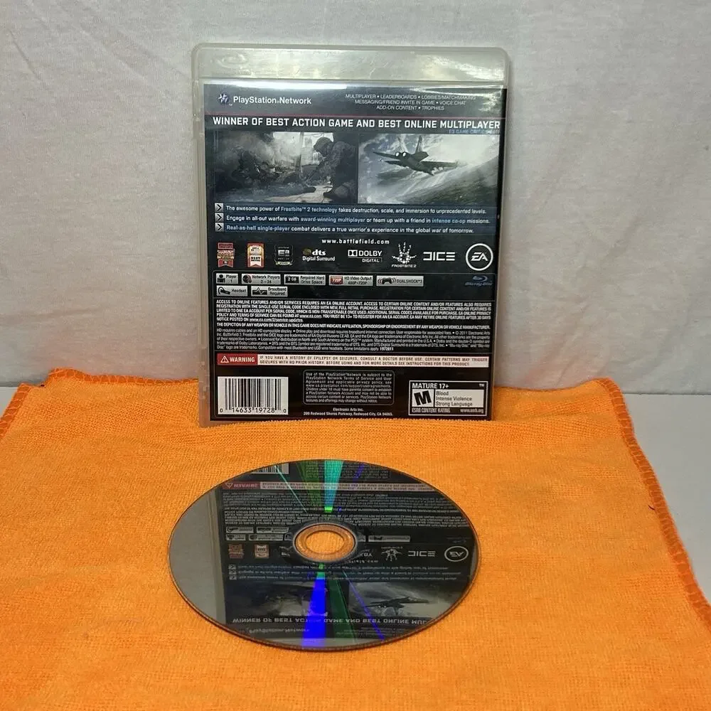 Battlefield 3 (Sony PlayStation 3, 2011) PS3 Video Game No Manual